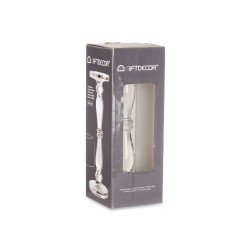 CANDELABRO CRISTALLO ANELLO L 36CM