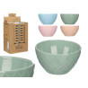 BOWL RHOMBUS 13CM PASTEL COLOURS ASSORT 4