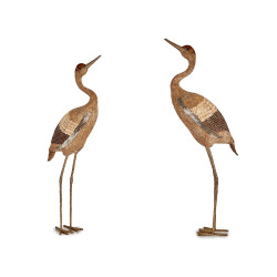 CRANE GOLD FOR CHRISTMAS DECORATION 136CM