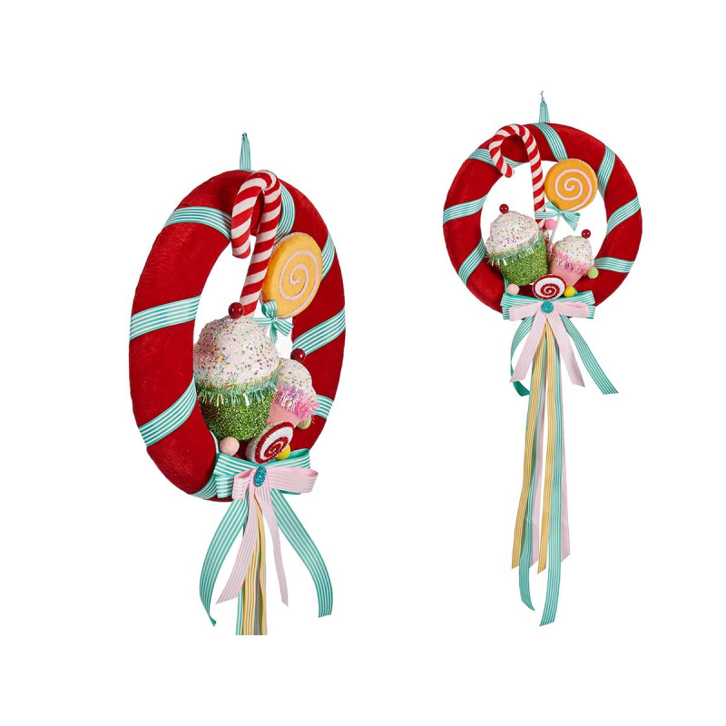 RED CHRISTMAS WREATH