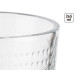SET 6 GLASSES 265ML DOTS NILO