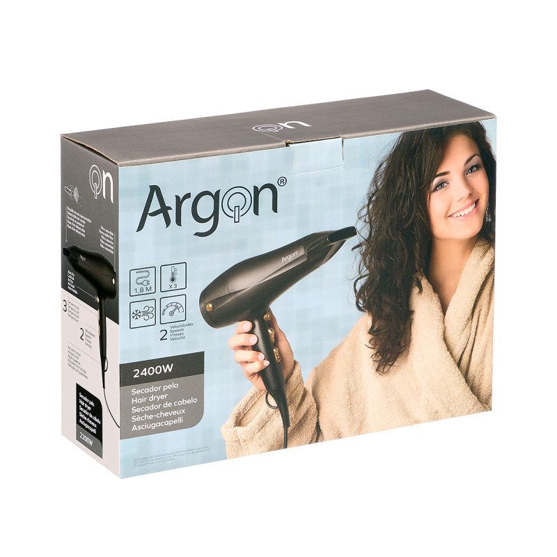 SÈCHE-CHEVEUX NOIR OR MAT 2400W