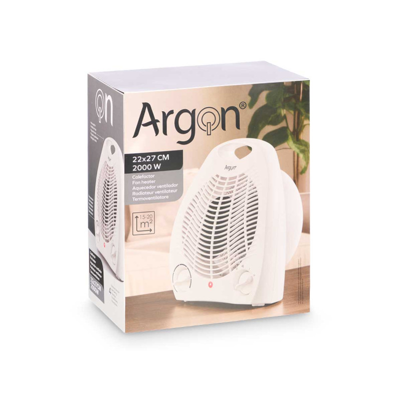 CALEFACTOR BLANCO 2000W