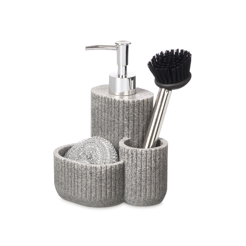 DISTRIBUTEUR CUISINE TAMPON A RECURER BROSSE GRISE