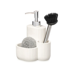DISTRIBUTEUR CUISINE TAMPON A RECURER BROSSE BLANC