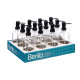 DOSEADOR EM VIDRO REDONDO TRANSPARENTE 500ML 