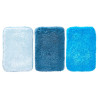 TAPPETO FILO LUNGO 40X60 CM 3 TONALITÀ BLU