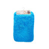 TAPETE PELO LONGO 40X60 C 3 TONS AZUIS
