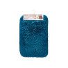 TAPETE PELO LONGO 40X60 C 3 TONS VERDES