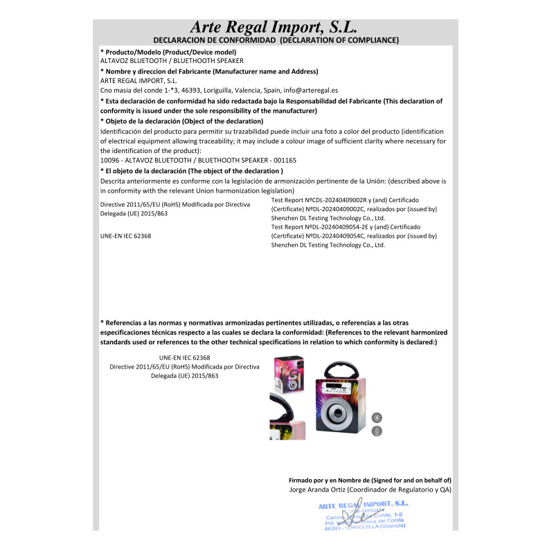 CASSA BLUETOOTH
