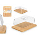 RECTANGULAR CHEESE DISH BAMBOO