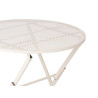 SET TABLE AND 2 CHAIRS OFF-WHITE