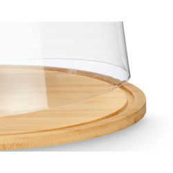 ROUND CHEESE DISH BAMBOO