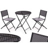 SET TABLE AND 2 CHAIRS BLACK
