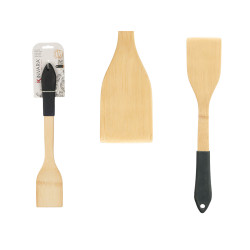 SMOOTH BLACK BAMBOO SPATULA
