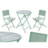 SET TABLE ET 2 CHAISES VERT