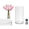 CYLINDRICAL ACRYLIC VASE 15X30CM 