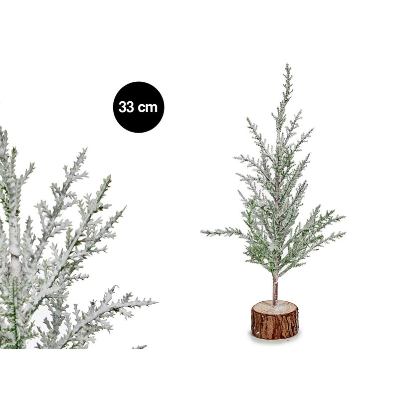ALBERO NATALE 33CM RIFINITURA NEVE