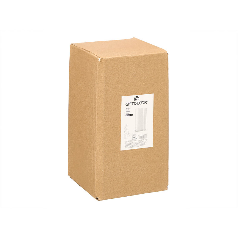 JARRON APARENZA CILINDRICO ACRILICO 12X25CM