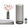 CYLINDRICAL ACRYLIC APARENZA VASE BLACK 12X30CM