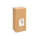 CYLINDRICAL ACRYLIC VASE BLACK 12X30CM