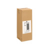 CYLINDRICAL ACRYLIC VASE BLACK 12X35CM