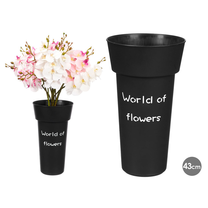 VASE FLEURISTE NOIR 43CM