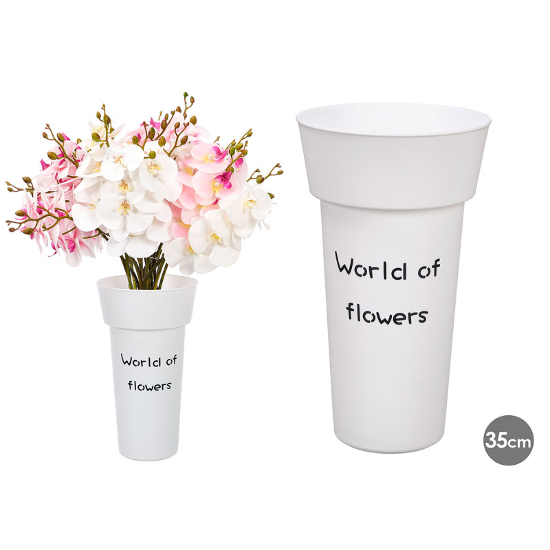 VASO BIANCO 35CM