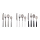 SET 4 COUVERTS ASSORT 3 COULEURS NEUTRES