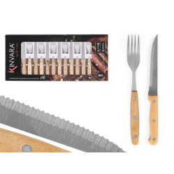 SET 16 PIECES DE COUVERTS EN BOIS