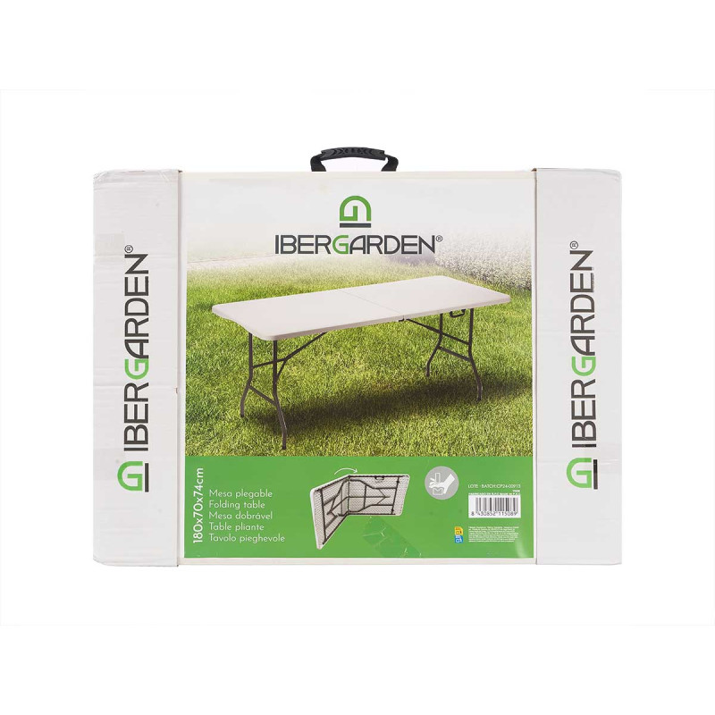 MESA PLEGABLE RESINA 180CM