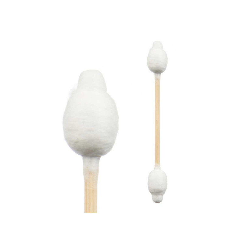 BOX OF 55 BABY BAMBOO EAR SWABS