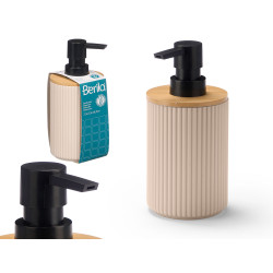 DOSIFICADOR RAYAS BAMBU BEIGE