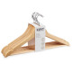 SET 8 PERCHAS MADERA NATURAL