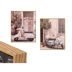 QUADRO VESPA ASS 2 40X50CM