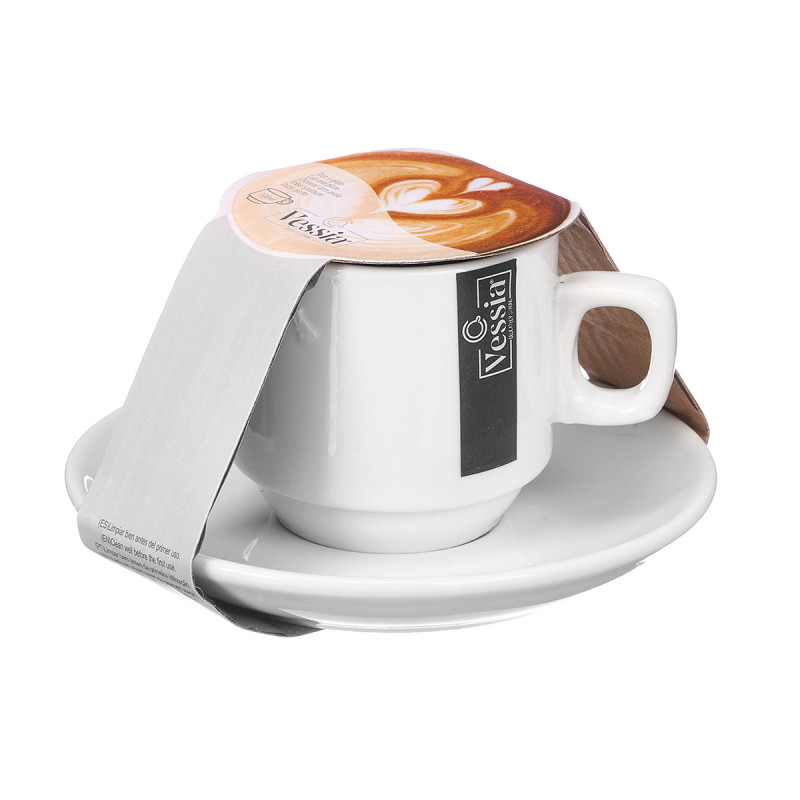 COFFEE CUP SAUCER PORCELAIN 100ML