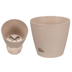 VASO MARRONE DI 30,5 CM DI DIAMETRO