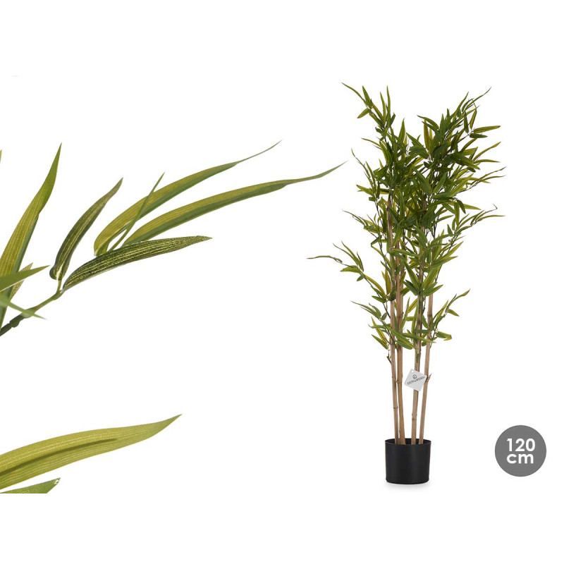 PLANTA CON MACETA BAMBU PEQUEÑO 120CM