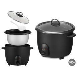 CUOCIRISO ELETTRICO NERO OPACO DA 1L 400W