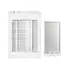 GRILLE-PAIN RECTANGULAIRE BLANC PLAT 600W