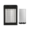 GRILLE-PAIN RECTANGULAIRE NOIR PLAT 600W