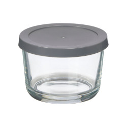 SET 3 FIAMBRERAS REDONDAS GRIS 200ML