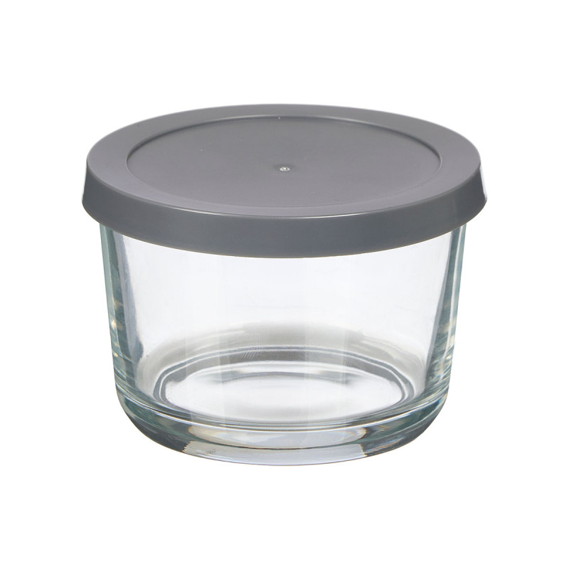SET 3 FIAMBRERAS REDONDAS GRIS 200ML