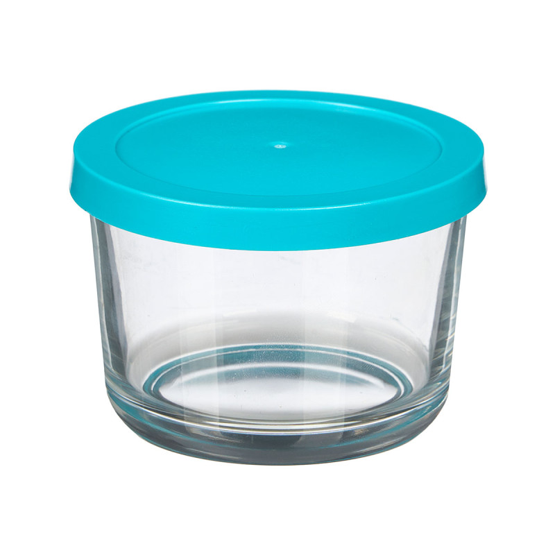 SET 3 BLUE ROUND LUNCH BOX