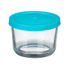 SET 3 FIAMBRERAS REDONDAS AZUL 200ML