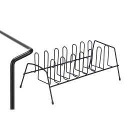 BLACK METAL DISH DRAINER