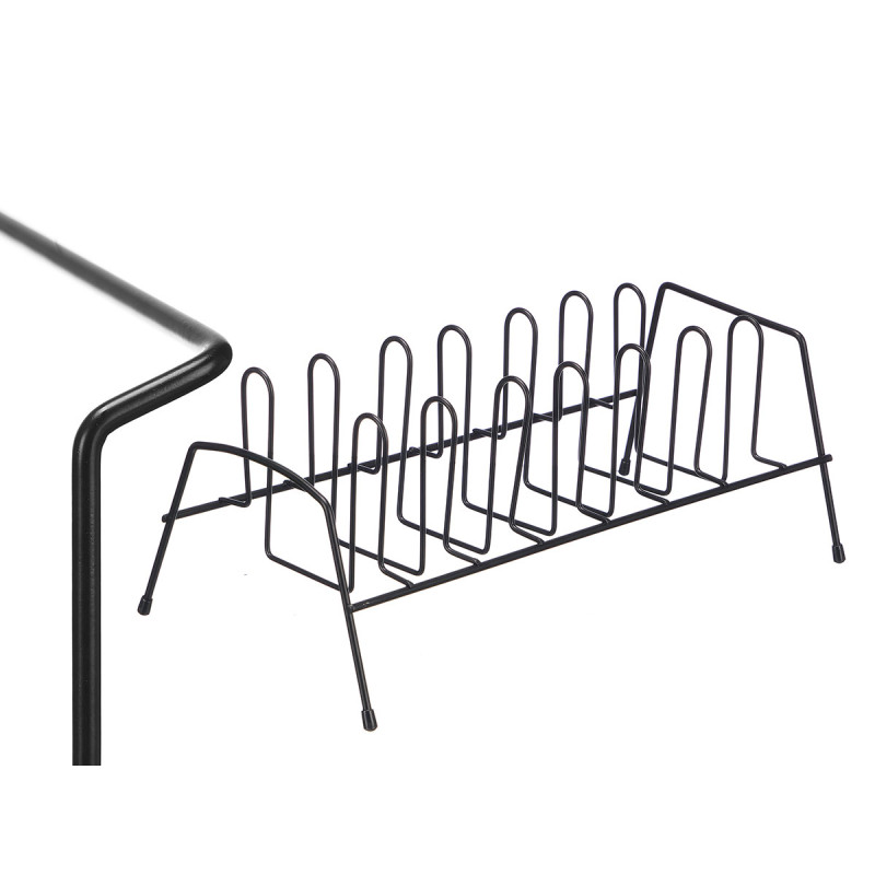 BLACK METAL DISH DRAINER
