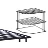 CORNER SHELF 2 SHELVES BLACK