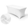 WHITE ADJUSTABLE TABLE COVER