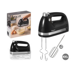 BATIDORA DOBLE VARILLA 400W NEGRO